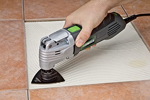 Genesis Gmt25T 2.5-Amp Variable Speed Oscillating Tool With Tool-Less Blade Change 17-Piece Accessory Set And 2 Year Warranty #TOP3