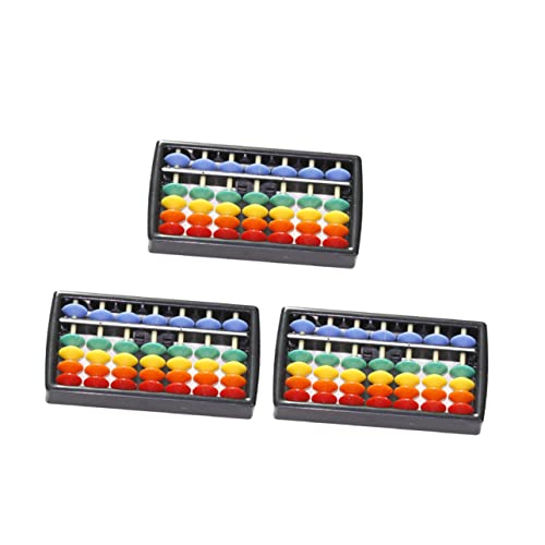 FAVOMOTO 3 Peças Brinquedos Portáteis Ábaco Para Crianças Ábaco Aritmética Ábaco Fácil De Usar Ábaco