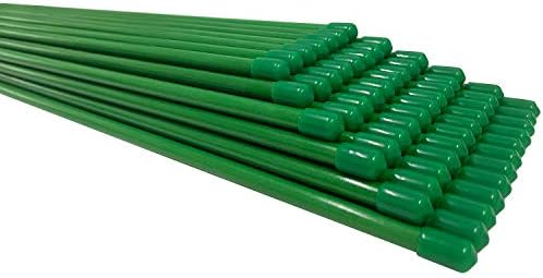 FANSRON Garden Stakes 5 Ft，Assembling The Tomato cage，Tomato Stakes, Plant Stakes，Plant Climbing Support，Fiberglass Material，Pack of 20
