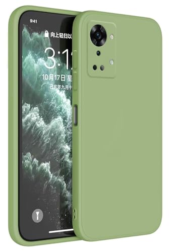 Topme Coque pour OnePlus Nord 2T (6.43' inches) Etui Housse, Protecteur de Peau en Silicone TPU - Vert Matcha