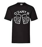 100 % algodón Oktoberfest Jarra de Cerveza o´Grifos en Is Hombre Camiseta - shirt84 - Negro, XL