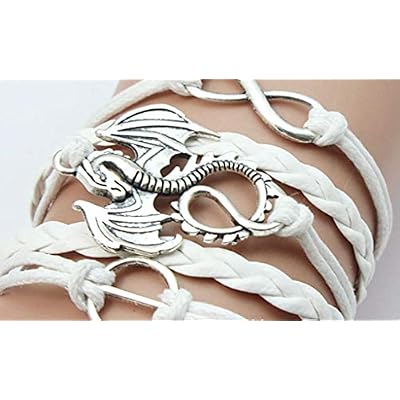 ALIMITOPIA Flying Dragon Charm Demon Fire Dragon Totem DIY Jewelry Making Charm Pendant for Handmade Necklace Bracelet Accessaries(20pcs)