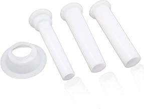 3pcs Meat Grinder Sausage Stuffer Filling Tubes Sausage Maker Funnels Nozzles with Base Kitchen Tools