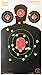50 Pack 18" x 10" Silhouette Splatter Target - Multi-Color -GlowShot Targets - See Your Hits Instantly (50 Pack)