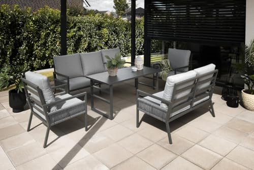 Primaster Gartenmöbel-Set Tarent Alu Sitzgruppe Lounge Set wetterfest