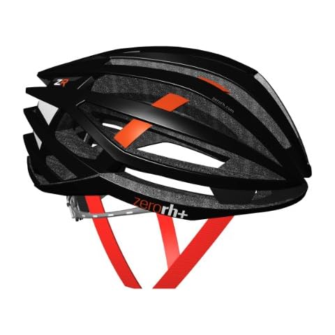 zero rh+ ZR Bicycle Helmet schwarz glänzend-schwarz glänzend Size:L Cover