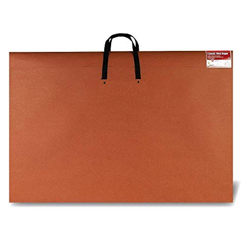 Image of Star Products Art Portfolio 24 X 36, Classic Red Rope, Paper Artist Portfolio with Soft Woven Handle - Poster Storage, Art Storage