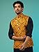 Elina fashion Men's Indian Nehru Jacket || Printed Bandhgala Jodhpuri Sleeve Less ONLY Waistcoat