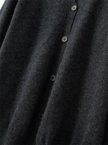 Men's Spring V-Neck Cardigan Merino Wool Sweater Casual Solid Comfort Cashmere Knitwear3