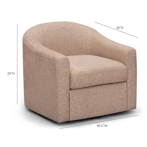 Sillón Giratorio Tela Blush miniatura 2