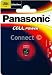 Produktbild Panasonic Batterie LR44: Kamera, Uhr alkaline Batterie LR44 A76, 1,5 V, 105MAH 5,4 x 11,6 mm Gewicht 2 g (Knopfzelle Batterie Knopfzelle LR44 AG13, austauschbaren