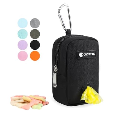 Dog Treat Pouch Dog Poop Bag Holder For Leashes, Pets Snack Container With Inner Mesh Bag, Puppy Supplies Perfect For Training And Walking - Hands Free Dog Waste Bag Dispenser -Dog Travel Accessories Cover