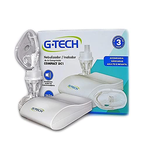 Inalador Nebulizador G-tech Compact DC1 Adulto e Infantil