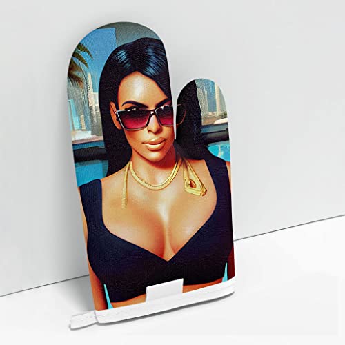 Video Game Art Print Oven Mitt - Graphic Design Oven Glove - Unique Design Cooking Gloves #TOP2