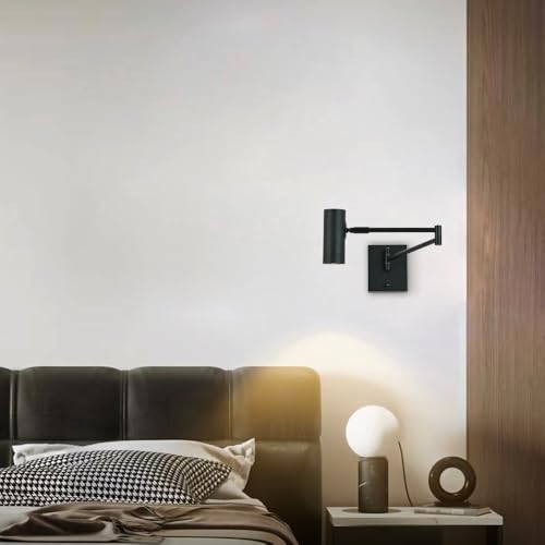 Lámpara de pared LED moderna con acabados metálicos y tecnología telescópica 6