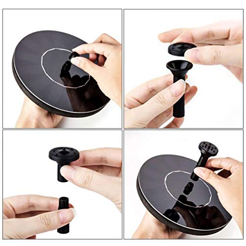 Tuindecoratie Water Drijvende Zonne-energie Fontein Panel Kit Waterpomp Voor Zwembad Vijver Tuin Zonne-sprinkler ➤ HibiscusElla - Image 7
