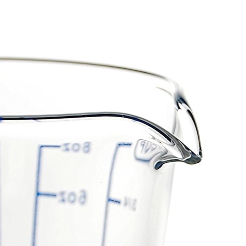 2 Cup Borosilicate Glass Measuring Cup With 50Ml Intervals Scale New Kitchen Accessories Easy Measure Liquid Powder Milk Cups #TOP5
