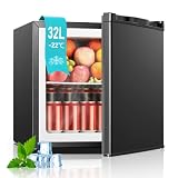 FOHERE 32L Mini Small Freezer Small Table Top Fridge Energy Efficient