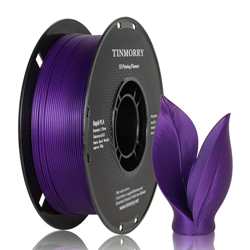 Image of TINMORRY Rapid PLA Filament 1.75 mm, 1 KG, Purple | Up to 300 mm /s, Smooth Printing, Neatly Wound, Low Warping, Compatible with Most FDM 3D Printers, Beginner-Friendly