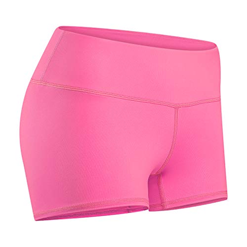 Tough Mode Apparel Women's 3" Athletic Workout Volleyball Running Wod Compression Shorts Pink #TOP1