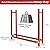 DAMNISS Firewood Rack 4 FT Heavy Duty Indoor Outdoor, Firewood Holder Stacker Stand for Fireplace, Metal Pile Storage Fire Log Racks, Organizer Wood for Patio Deck Porch