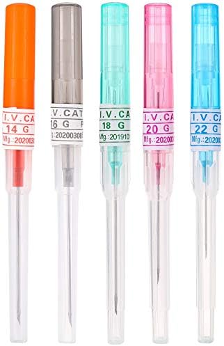 Piercing Needles,5pcs Mix Piercing Needles IV Catheter Needles Kit Piercing for IV Start Kits, Body Piercing Tools,Piercing Supplies