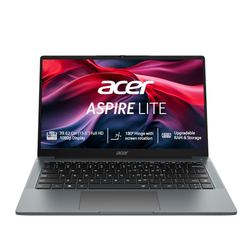 Image of Acer Aspire Lite Metal,AMD Ryzen 3 7330U, 8 GB DDR4 RAM /512 GB SSD, 15.6 inch FHD IPS Display, Win 11Home, Steel Grey, 1.65 Kg, AL15-42, Backlit Keyboard, Thin & Light Laptop
