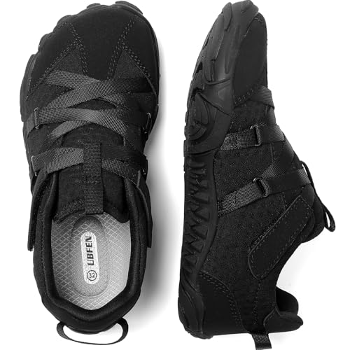 Image of UBFEN Kids Barefoot Shoes Zero Drop Wide Toe Box Sneakers for Boys Girls | Hook&Loop, Lightweight, Breathable, Suitable for Hiking, Walking, Tennis, Running, Daily Wear, Toddler, Little Kid, Big Kid