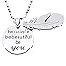 N.egret Jewelry Necklace Special With Feathers Pendant Inspirational Quote Gift Teen Daughter Mom Friends Gift Girl