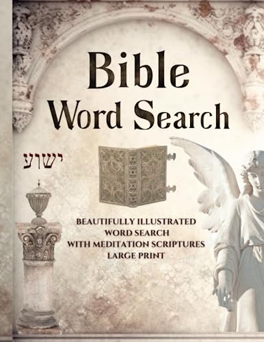 Bible Word Search: An Inspirational Bible Themed Puzzle Book; Beautifully Illustrated With Bible Verses #TOP16