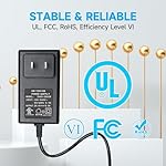 ANLINK-24V-05A500mA-6ft-Long-Power-Supply-Adapter-with-8-Tips-AC-100-240V-to-DC-24V-05A-12W-Switching-Adapter-55x21mm-Wall-Plug-for-LED-Strip-LightDiffuser-HumidifierDoorbell-and-More-UL-List