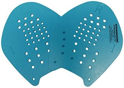 Strokemaker Swimming Hand Paddles (Azure Blue - Size 1) by SpeedShop