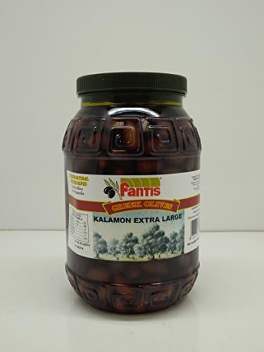 Fantis Greek Kalamon Extra Large Olives 4 Lb 7 Oz - 2 Kg by Fantis