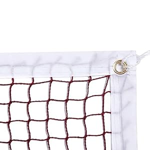 JSHAHA Badmintonnetz Standard Größe 610x76cm Rot