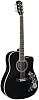 WGM Guitar 40 Beginner Folk Acoustic Guitar Introduction to Wood Guitar for Beginners Who Can't Find Acoustic Guitar Beginner 41 Without Speaker Plug, Black