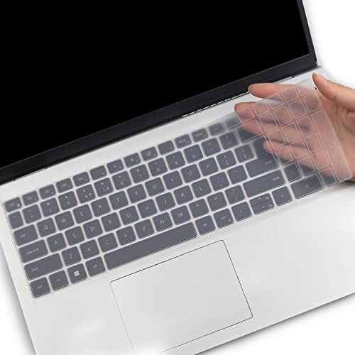 Keyboard Cover Skin for Dell Vostro 16 5620 5630 7620 16 inch, Dell Vostro 15 3510 3520 5510 5515 7510 15.6 inch Laptop, Dell Vostro 15 16 Laptop Accessories Keyboard Protective Cover Skin -Clear