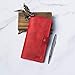 PEGAI Handmade Personalized Leather Checkbook Covers For Personal Checkbook | 100% Distressed Leather Checkbook Cover & Wallet | Business Checkbook Cover | Clark (Rose)