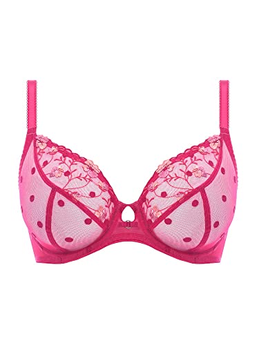 Freya Women's Awakening Underwire Plunge Bra, Red, 32F #TOP6