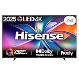 Hisense 65" 65E7QTUK QLED Smart AI TV - 4K Direct Lit Viewing, Quantum Dot Colour, Hi-View AI Engine, Dolby Vision, Dolby Atmos with Freely, Disney +, YouTube, Netflix
