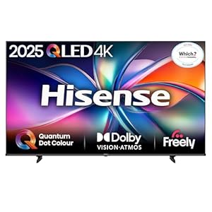 Hisense 85" 85E7QTUK QLED Smart AI TV - 4K Direct Lit Viewing, Quantum Dot Colour, Hi-View AI Engine, Dolby Vision, Dolby Atmos with Freely, Disney +, YouTube, Netflix