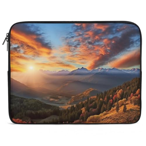 Funda para laptop 12 pulgadas colorida otoño miniatura 1