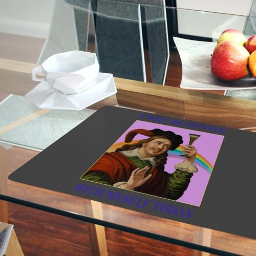 Dessous en liège napperons noir Be Gentle pour éviter les taches sur la table