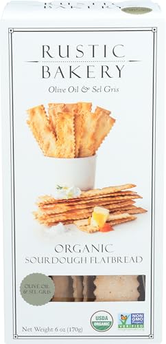 Rustic Bakery, Flatbread Sel Gris Organic, 6 Ounce