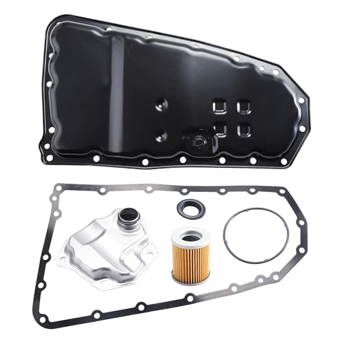 Riyhch Transmission Oil Pan with Gasket, Drain Plug & Transmission Filter, for Nissan Juke/Rogue/Rogue Select, 2008-2015, l4 1.6L/2.5L, #OE 265-846 265846 313901XF01 31728-1XF03 31726-1XF00