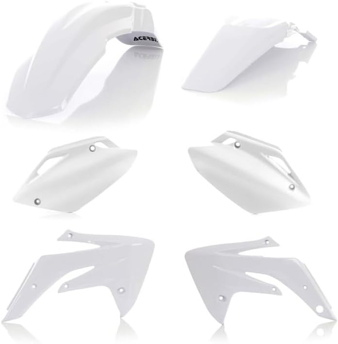 Acerbis Replica Plastic Kit White Compatible with Honda CRF150R/Expert 2007-2026-2084600002