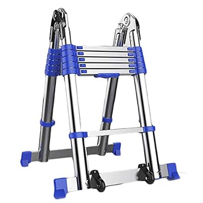 Telesladdercopiladders Homecopiladder 20 Ft Button Retraction Aluminumextension Extendable Ladder 330Lbs Capacity Extension Ladders Marriage