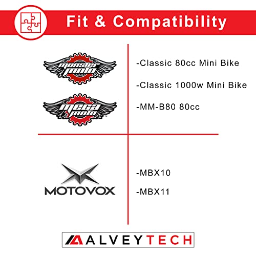 Alveytech Kickstand Spring For Monster Moto Mm-B80 80Cc, Motovox Mbx10, & Mbx11 Mini Bikes - Chrome Universal Replacement Side Kick Stand Spring, Fit Dirt Pit Road Dirtbike Bike Motorcycle Parts #TOP6