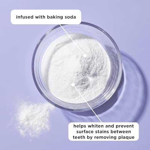 REACH POP Whitening Dental Floss, Peppermint, Baking Soda Infused, Teeth Whitening, Plaque Remover for Teeth, Shred Resistant, Vegan Wax, Cruelty Free, Oral Care, PFAS Free, 1 Pack, 54.6 yd Alternate view