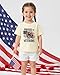 Bellkendda Toddler Memorial Day Shirt for Kids Boys Girls 4th of July T-Shirts 250th American Flag Tee Short Sleeve 2-8 Years