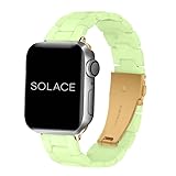 Solace Bands Lightweight Perma Watch Band - Universal Fit for Apple Watch Bands for Women & Men, iWatch Bands for 38mm 40mm 41mm 42mm 44mm 45mm 49mm Ultra, SE, Series 11 10 9 8 7 6 5-1 (Matte Solid)